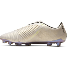 Zapatos de fútbol Nike Phantom Venom Elite Fg AO7540 005 blanco beige 2