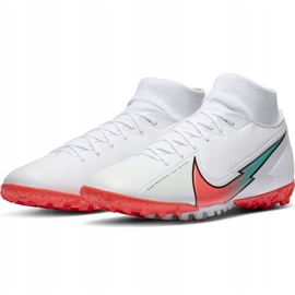 Calzado de fútbol Nike Mercurial Superfly 7 Academy M Tf AT7978 163 blanco 2 Calzado de fútbol Nike Mercurial Superfly 7 Academy M Tf AT7978 163 blanco 2