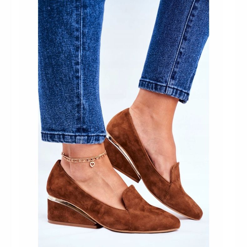 Brogues para mujer Exquisite Brown 1205 marrón 2