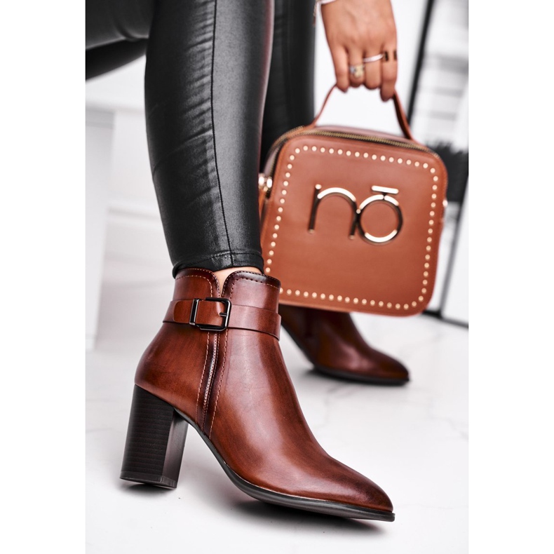 Botas De Mujer Con Tacón Alto Sergio Leone Marrón BT509 1