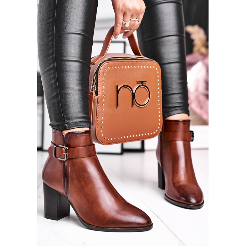 Botas De Mujer Con Tacón Alto Sergio Leone Marrón BT509 2