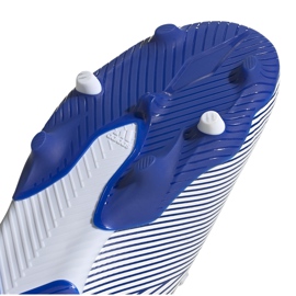 Las botas de fútbol adidas Nemeziz 19.3 Fg Jr EG7245 gris plata 5
