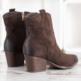 Botas vaqueras marrones de VINCEZA marrón 2