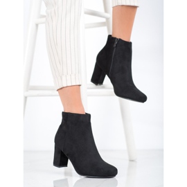 Laura Mode Botas clásicas en un poste negro 2