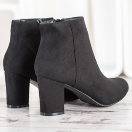 Laura Mode Botas clásicas en un poste negro 3