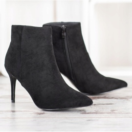 Sweet Shoes Botas de gamuza sexy negro 4