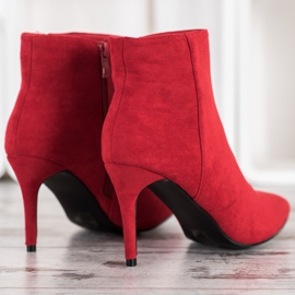 Sweet Shoes Botas de gamuza sexy rojo 2