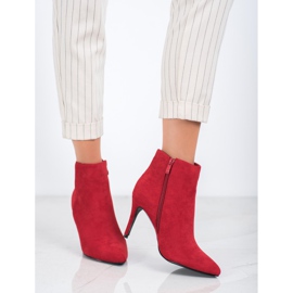 Sweet Shoes Botas de gamuza sexy rojo 4