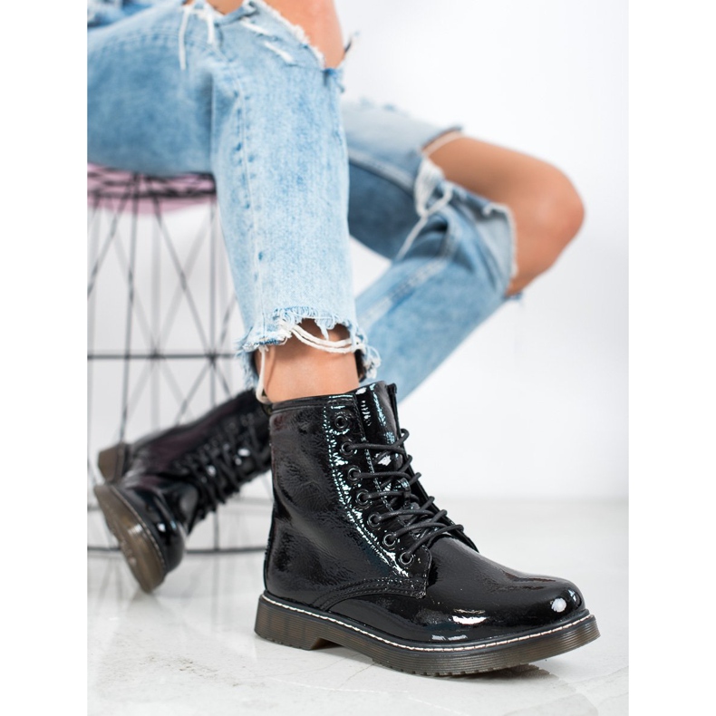 Evento Trabajadores de moda barnizados negro 2