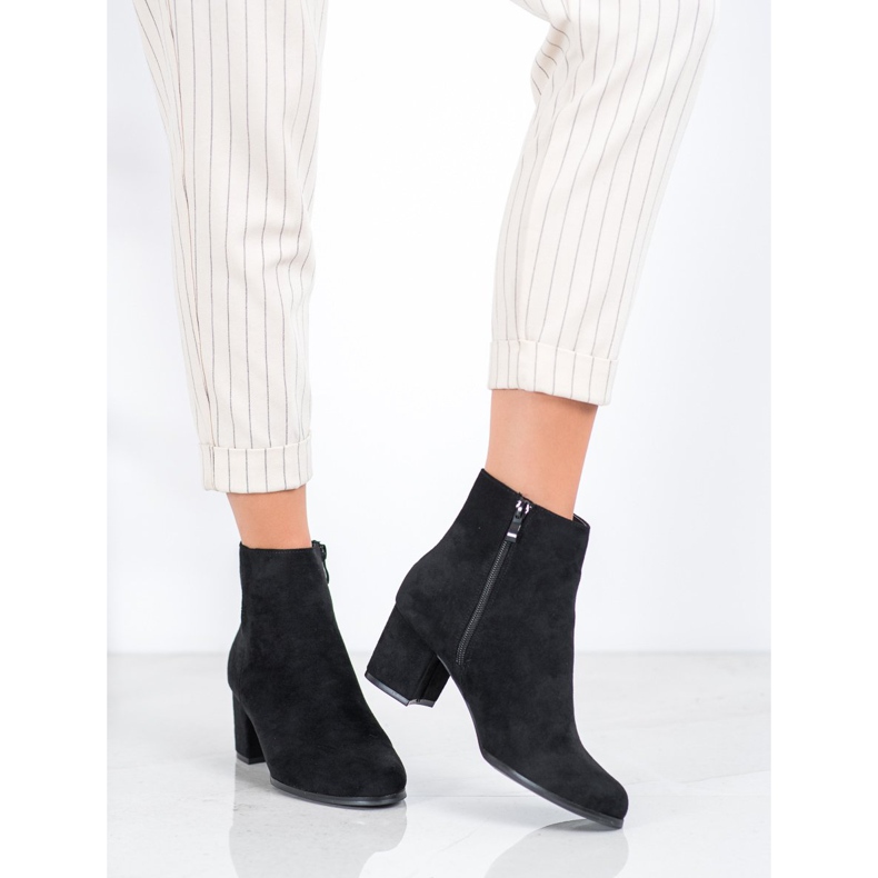 Danic Botas negras en tacones altos negro 1