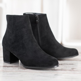 Danic Botas negras en tacones altos negro 3