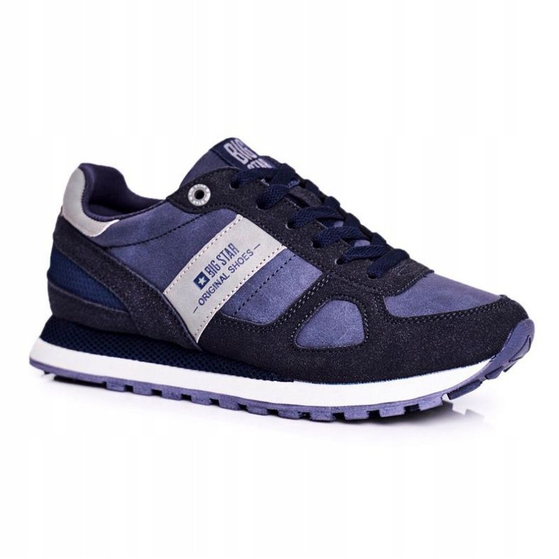 Zapatos Deportivos De Mujer Zapatillas Big Star Azul Marino GG274676 gris 1