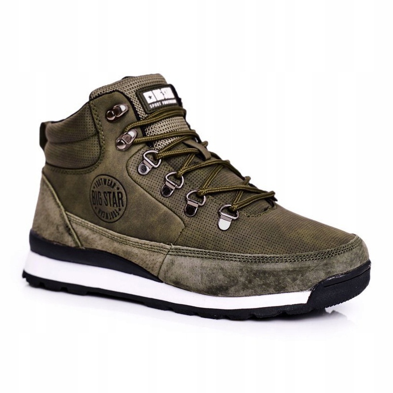 Zapatos Trekking Mujer Big Star Khaki GG274617 gris verde 1