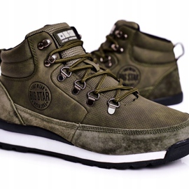 Zapatos Trekking Mujer Big Star Khaki GG274617 gris verde 5