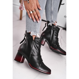 Botas de mujer con tacón alto Maciejka Negro 04757-01 3