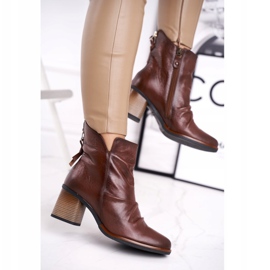 Botas De Mujer Con Tacón Alto Maciejka Marrón 04757-02 1