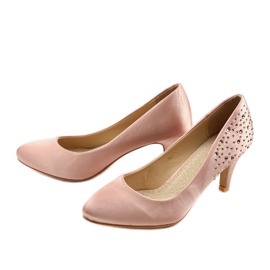 Bombas rosas en un alfiler con circonita MJ1440 2