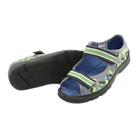 Calzado infantil befado 969X155 gris verde 7