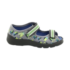 Calzado infantil befado 969X155 gris verde 4