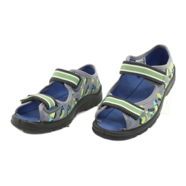 Calzado infantil befado 969X155 gris verde 6