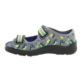 Calzado infantil befado 969X155 gris verde 5