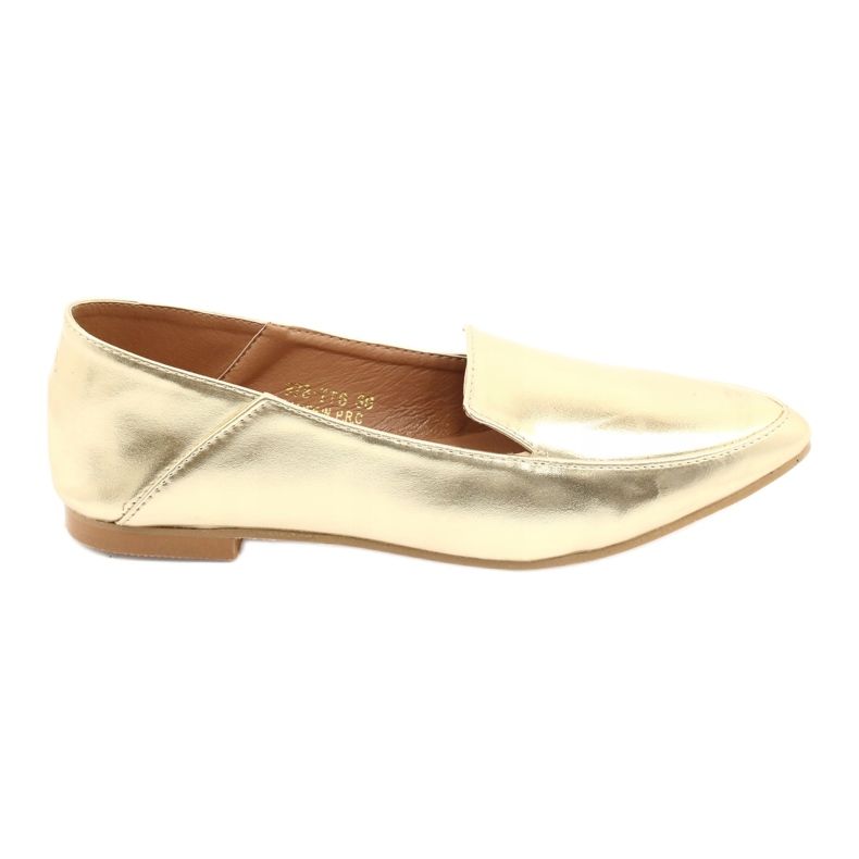 Mocasines de mujer Golden Mirror Lu Boo Mireldo dorado 5