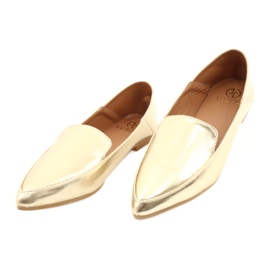 Mocasines de mujer Golden Mirror Lu Boo Mireldo dorado 6