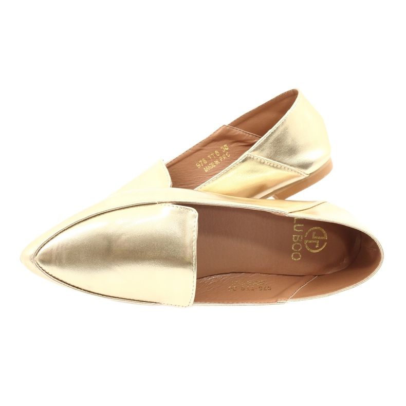 Mocasines de mujer Golden Mirror Lu Boo Mireldo dorado 7