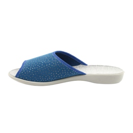 Zapatos de mujer befado pu 254D117 azul gris 2