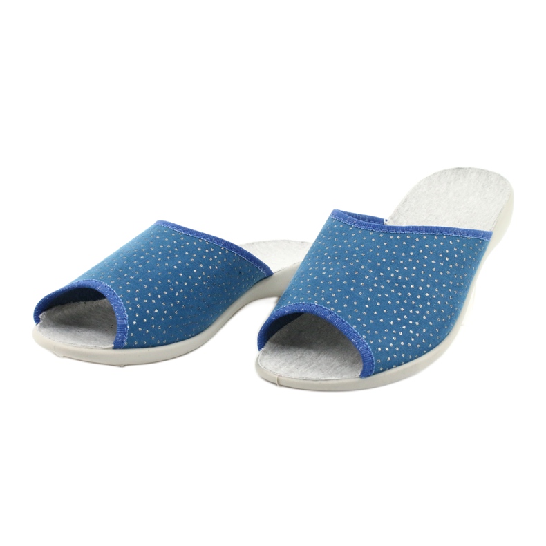 Zapatos de mujer befado pu 254D117 azul gris 3