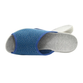 Zapatos de mujer befado pu 254D117 azul gris 5