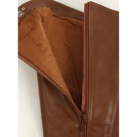 Botas camel de mujer H9208 Camel marrón 5