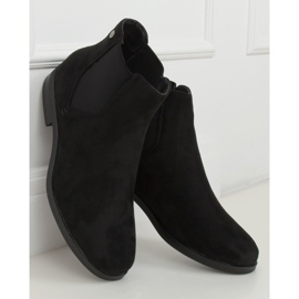 Botines Chelsea negros para mujer 8B957 Negro 2