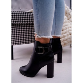 SEA Botas de mujer con tacón alto Black Mastor negro 3
