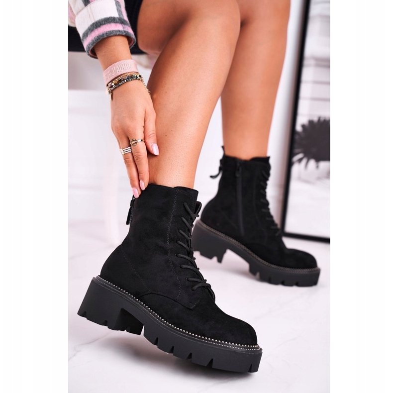 PS1 Botas de Mujer Ante Negra Malawi negro 1