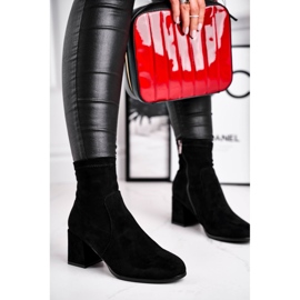 Botas de mujer Merducio de ante negro 3