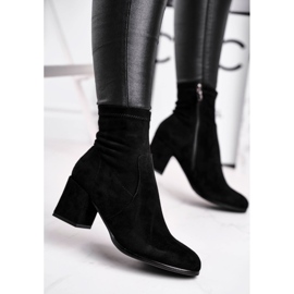Botas de mujer Merducio de ante negro 2
