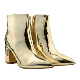 Botines dorados en el poste, la cremallera SY50P Gold 3