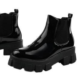 Botas negras en la plataforma Lilney NC1086 negro 1