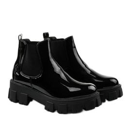 Botas negras en la plataforma Lilney NC1086 negro 2