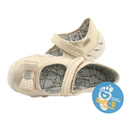 Zapatillas para niños de Befado con un arco 109p206 dorado 10