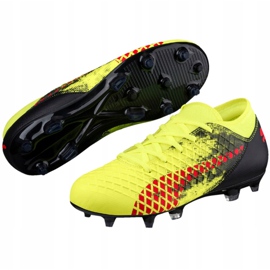 Botas de fútbol Puma Future 18.4 Fg Ag Junior amarillo-negro 104346 01 multicolor 4