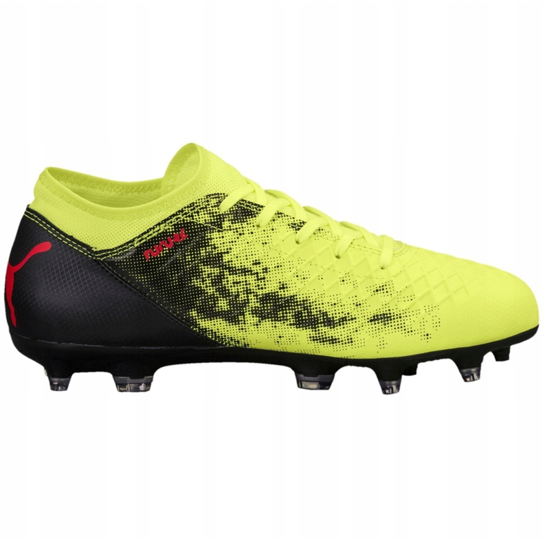 Botas de fútbol Puma Future 18.4 Fg Ag Junior amarillo-negro 104346 01 multicolor 1
