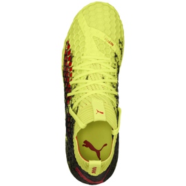 Botas de fútbol Puma Future 18.4 Fg Ag Junior amarillo-negro 104346 01 multicolor 2
