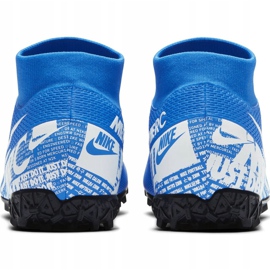 Calzado de fútbol Nike Mercurial Superfly 7 Academy Tf AT7978 414 multicolor azul 3