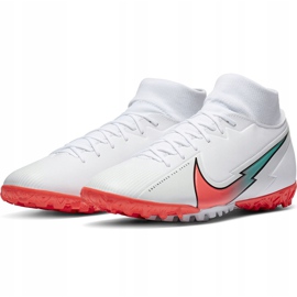Calzado de fútbol Nike Mercurial Superfly 7 Academy Tf AT7978 163 blanco blanco 3