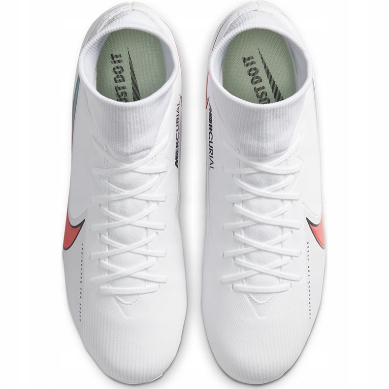 Calzado de fútbol Nike Mercurial Superfly 7 Academy FG / MG AT7946 163 blanco blanco 1