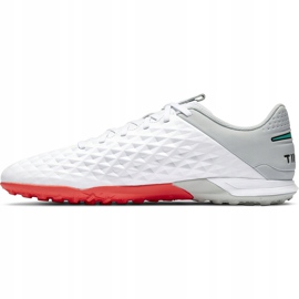 Calzado de fútbol Nike Tiempo Legend 8 Academy Tf AT6100 163 blanco blanco 2