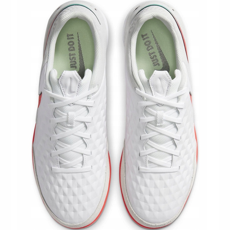 Zapatillas de fútbol Nike Tiempo Legend 8 Academy Ic AT6099 163 blanco blanco 1