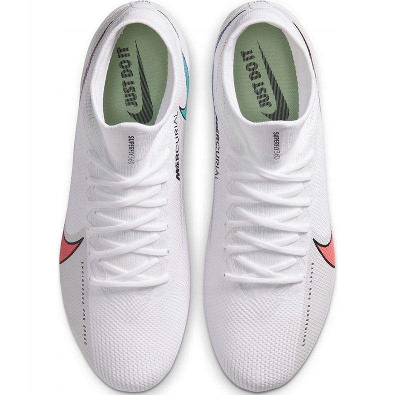 Calzado de fútbol Nike Mercurial Superfly 7 Pro Fg AT5382 163 blanco blanco 1